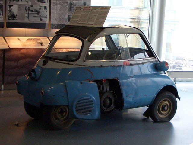 BMW Isetta escape car
