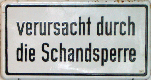 Schandsperre
